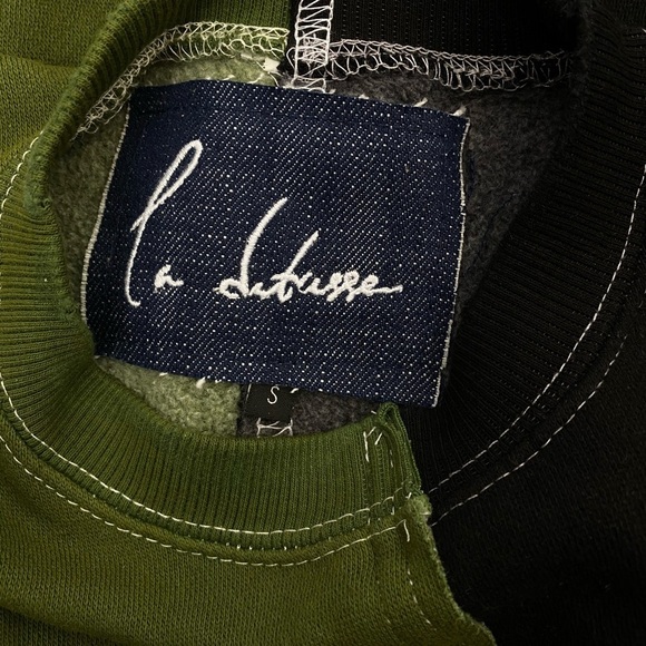 REVOLVE La Detresse Half/Half Colorblock Sweatshirt - NWT - Picture 8 of 9